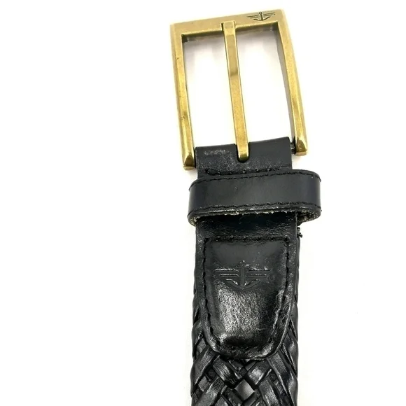 Dockers Men's 40 Black Braided Belt - Picture 5 of 10